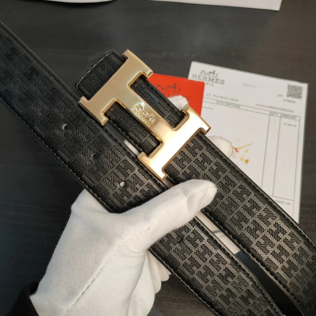 2025 2 Colors printed leather belt