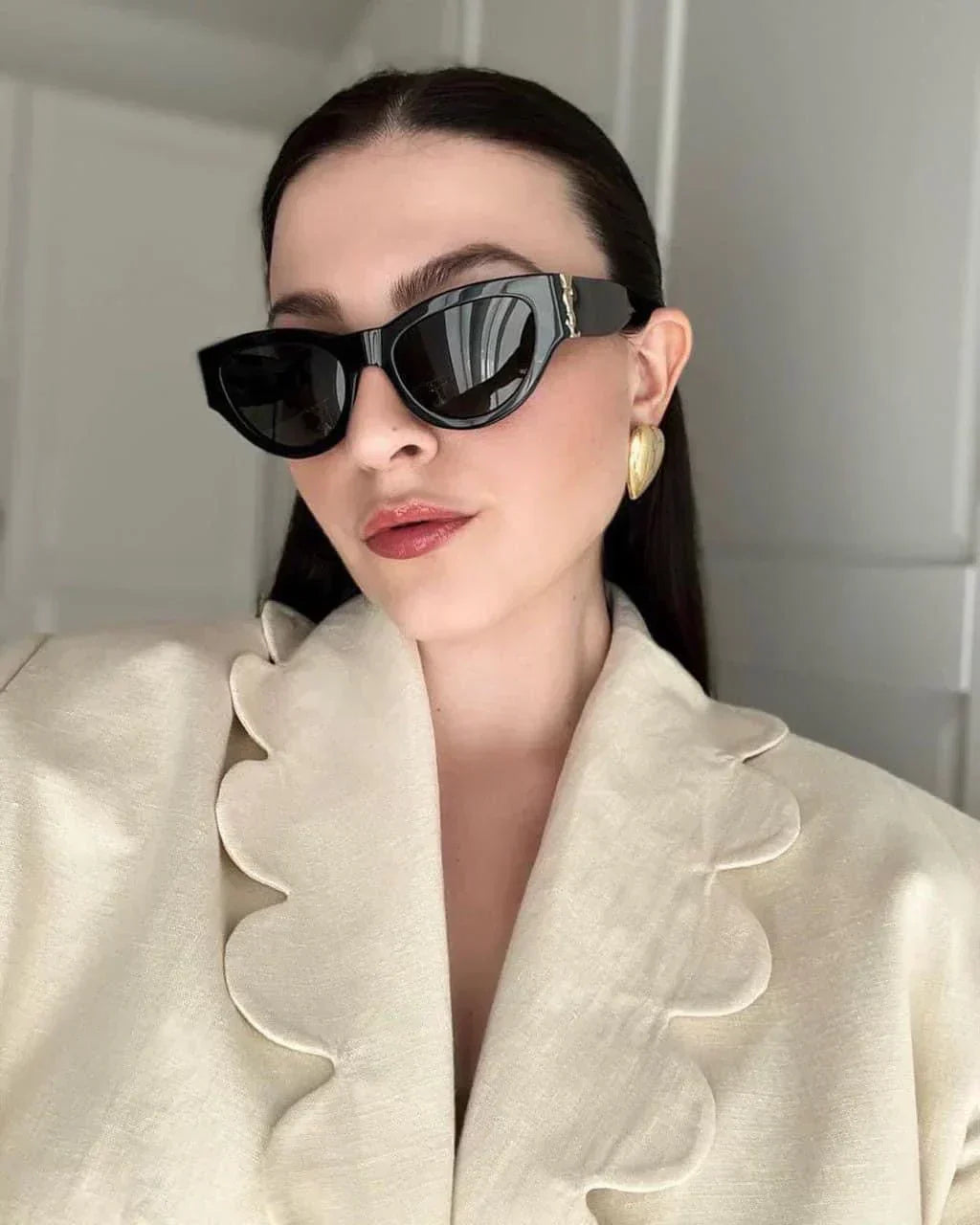 2025 Fashionable new cat-eye sunglasses 6090