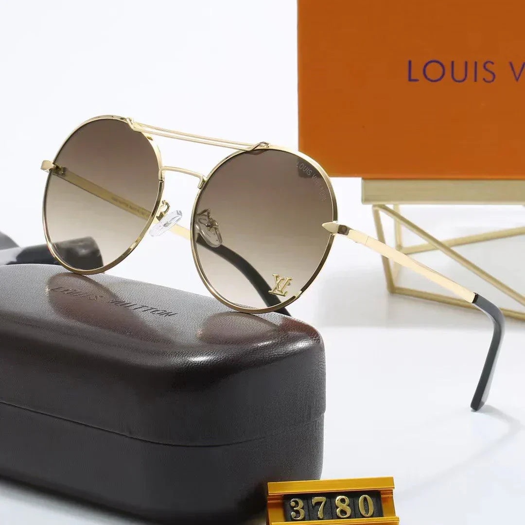 2025 Full Logo Round Sunglasses