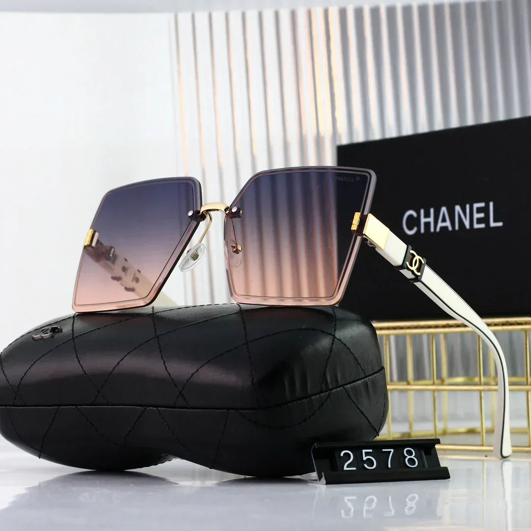 2025 Sunglasses Square frameless fashion sunglasses