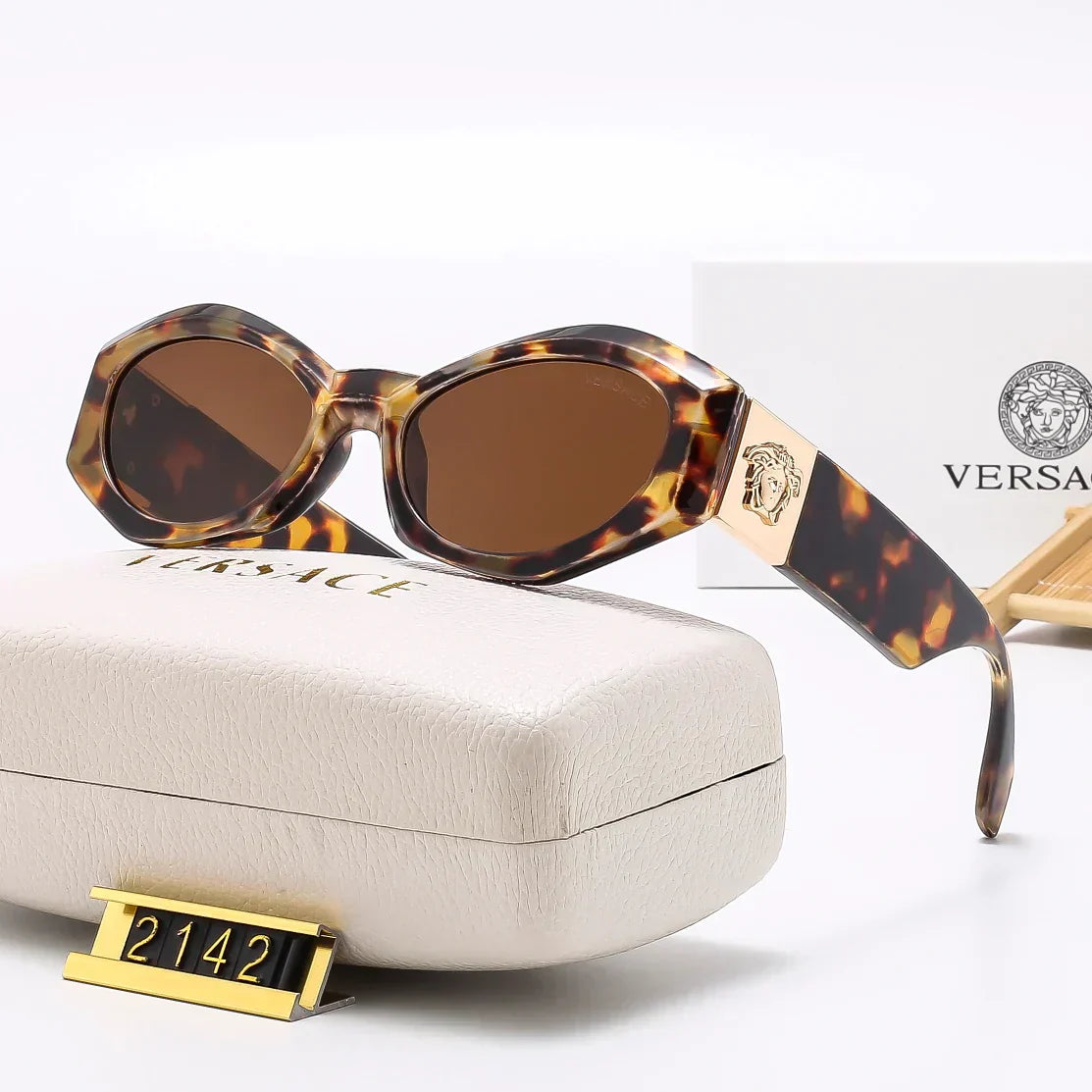 2025 Oval frame sunglasses 2142