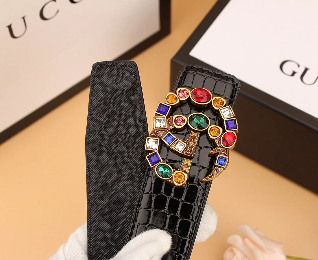 2025 2 double irregular colored diamond belts