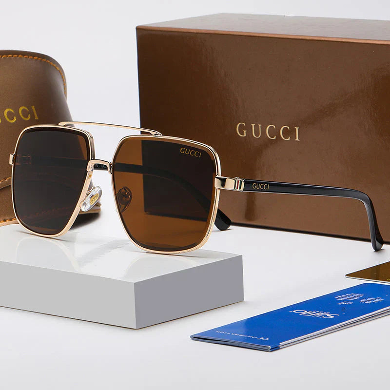 2025 Sunglasses Large Frame Gradient Beam Square Sunglasses
