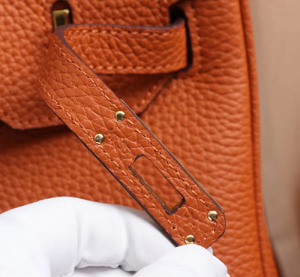 2025 Bag Birkin Handbag With Double Handles H1