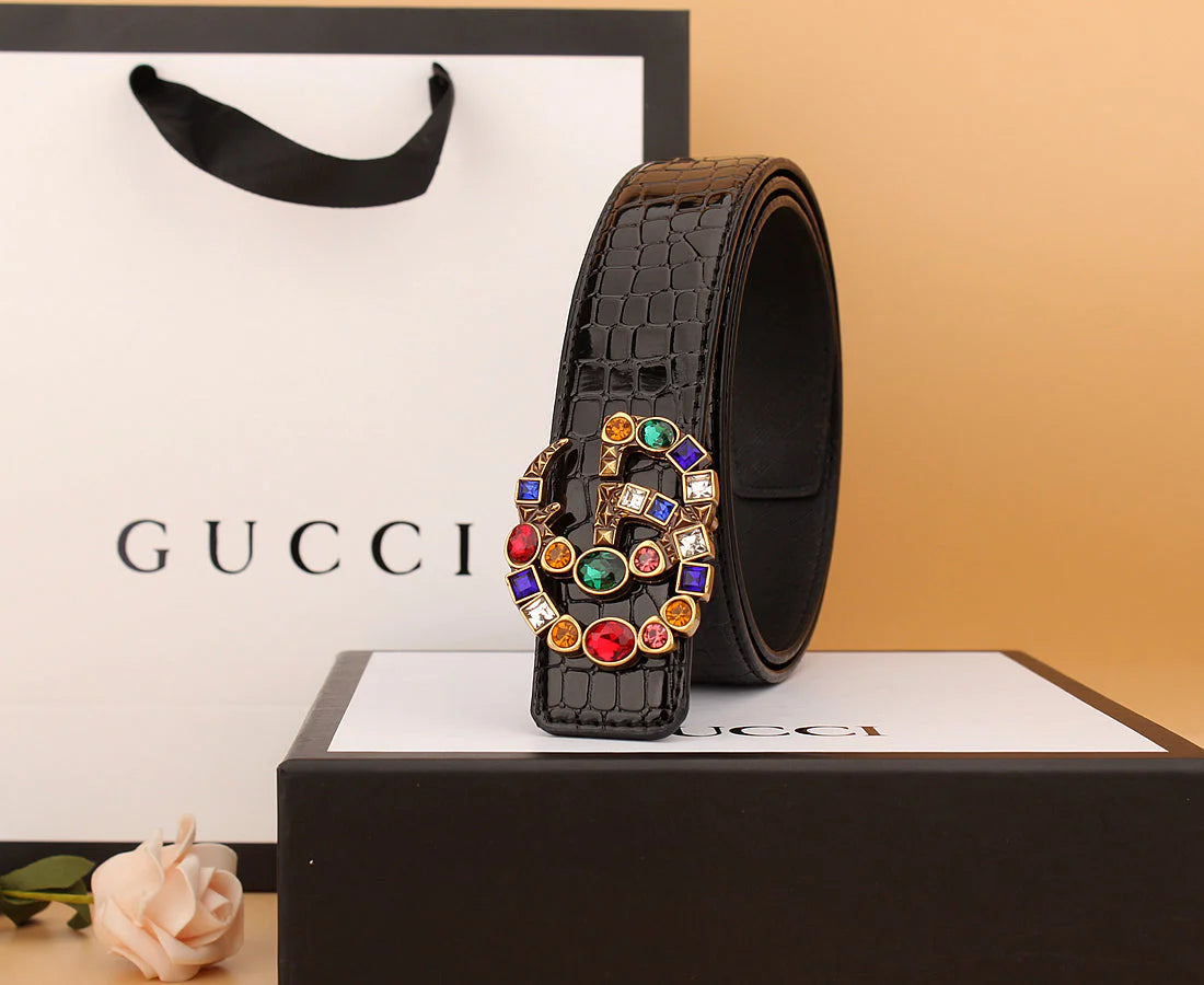 2025 2 double irregular colored diamond belts