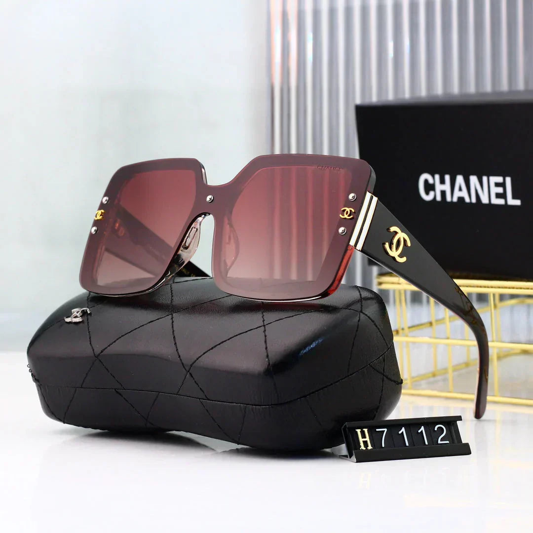 2025 Sunglasses Retro flower leg large frame sunglasses