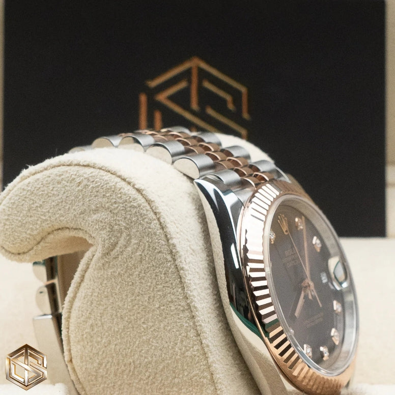Women And Man Datejust 41 126331 Everose Chocolate Diamond Dial Jubilee Bracelet 2025 Watch