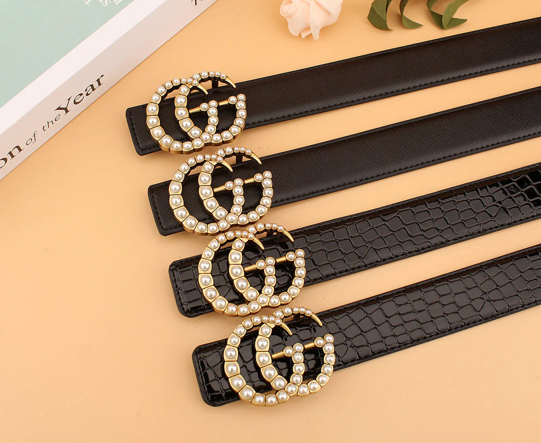 2025 2 styles of double pearl belt