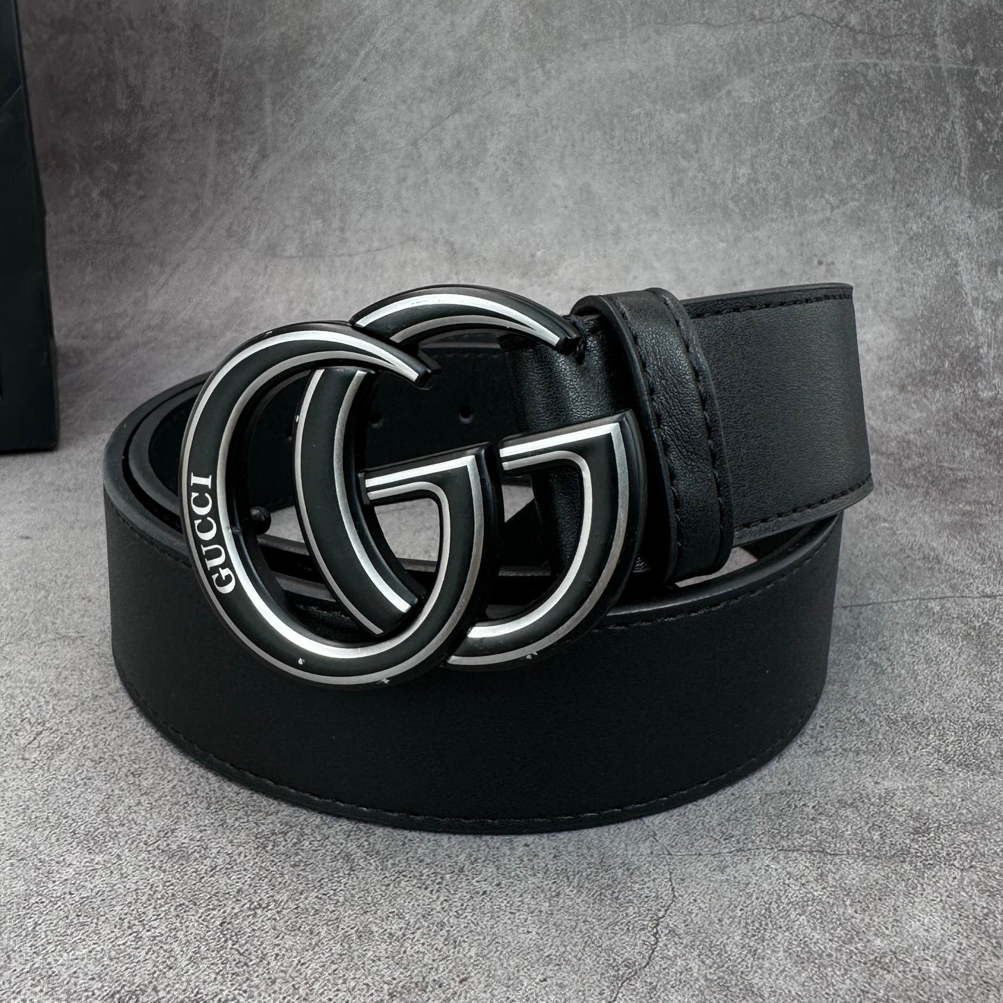 2025 2 Colors printed letter leather belt