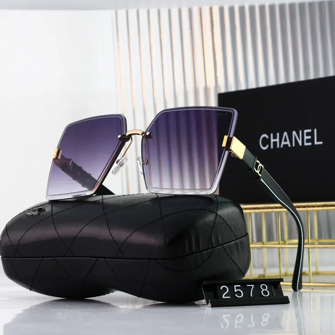 2025 Sunglasses Square frameless fashion sunglasses