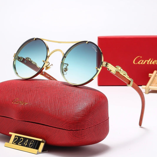 2025 unique design round sunglasses 2246