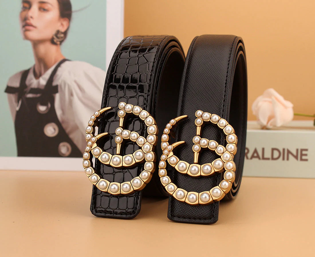 2025 2 styles of double pearl belt