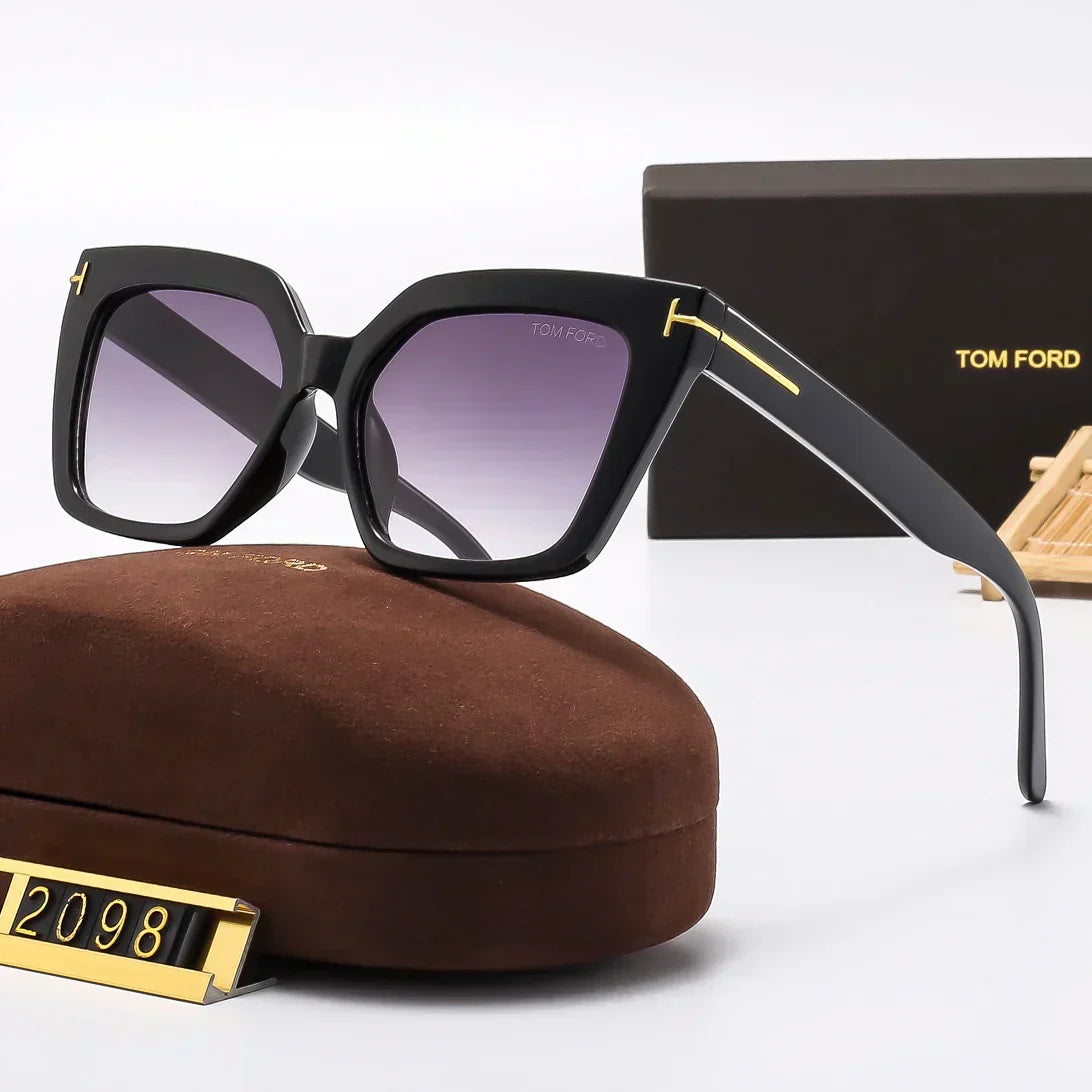 TOM FORD Square Round Sunglasses 2098
