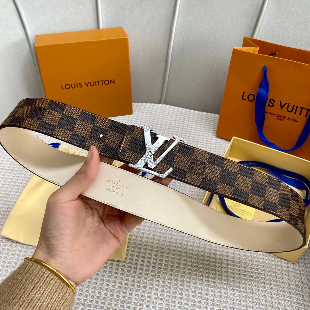 2025 Double-faced calfskin belt width 4.0