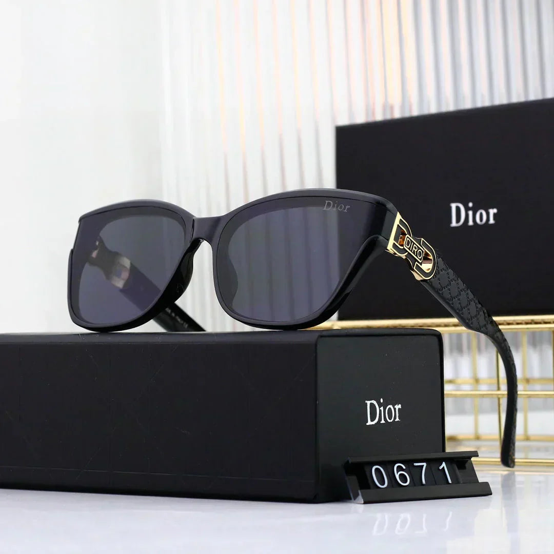 2025 Sunglasses Curved personalized square frame sunglasses