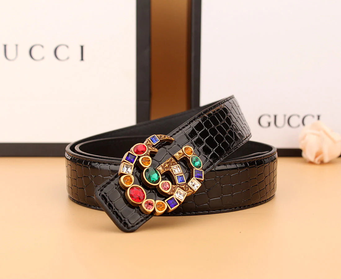2025 2 double irregular colored diamond belts