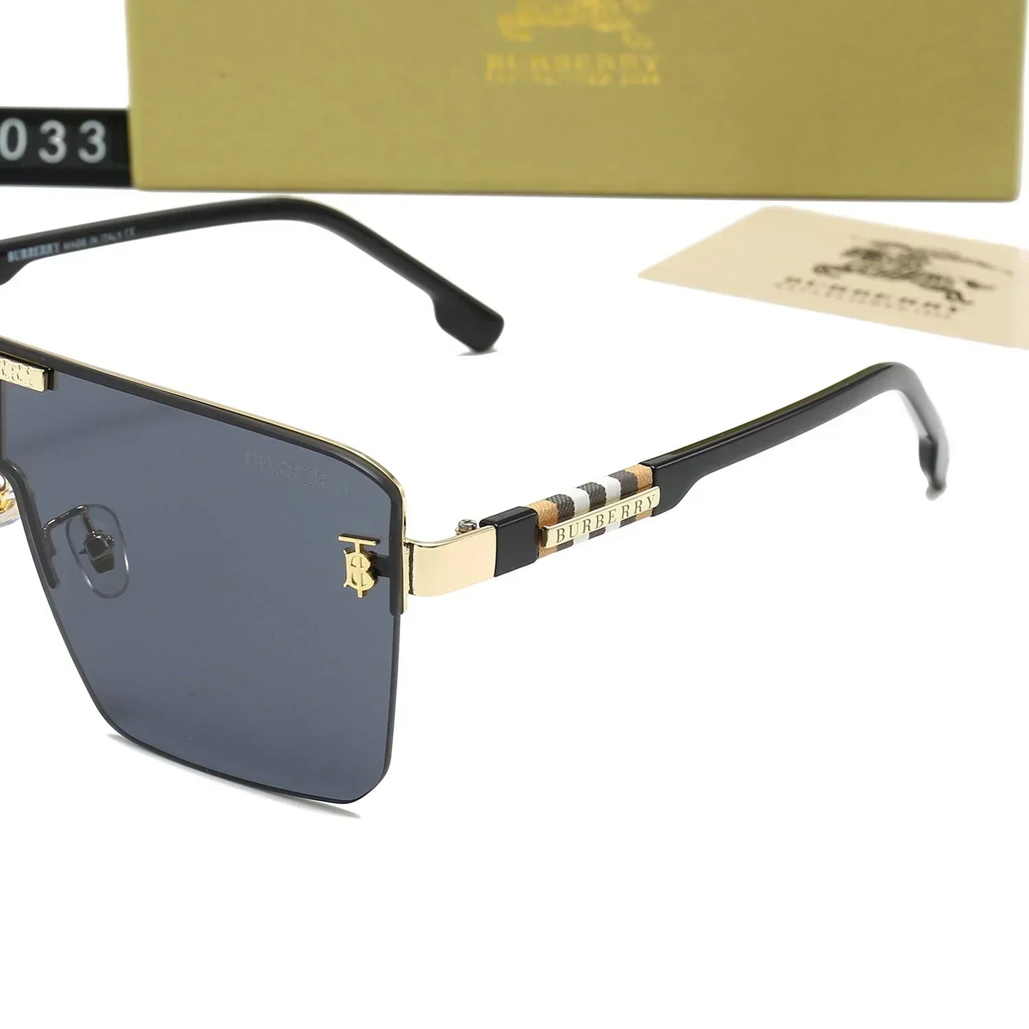 2025 One-Piece Checkered HD Sunglasses 23033