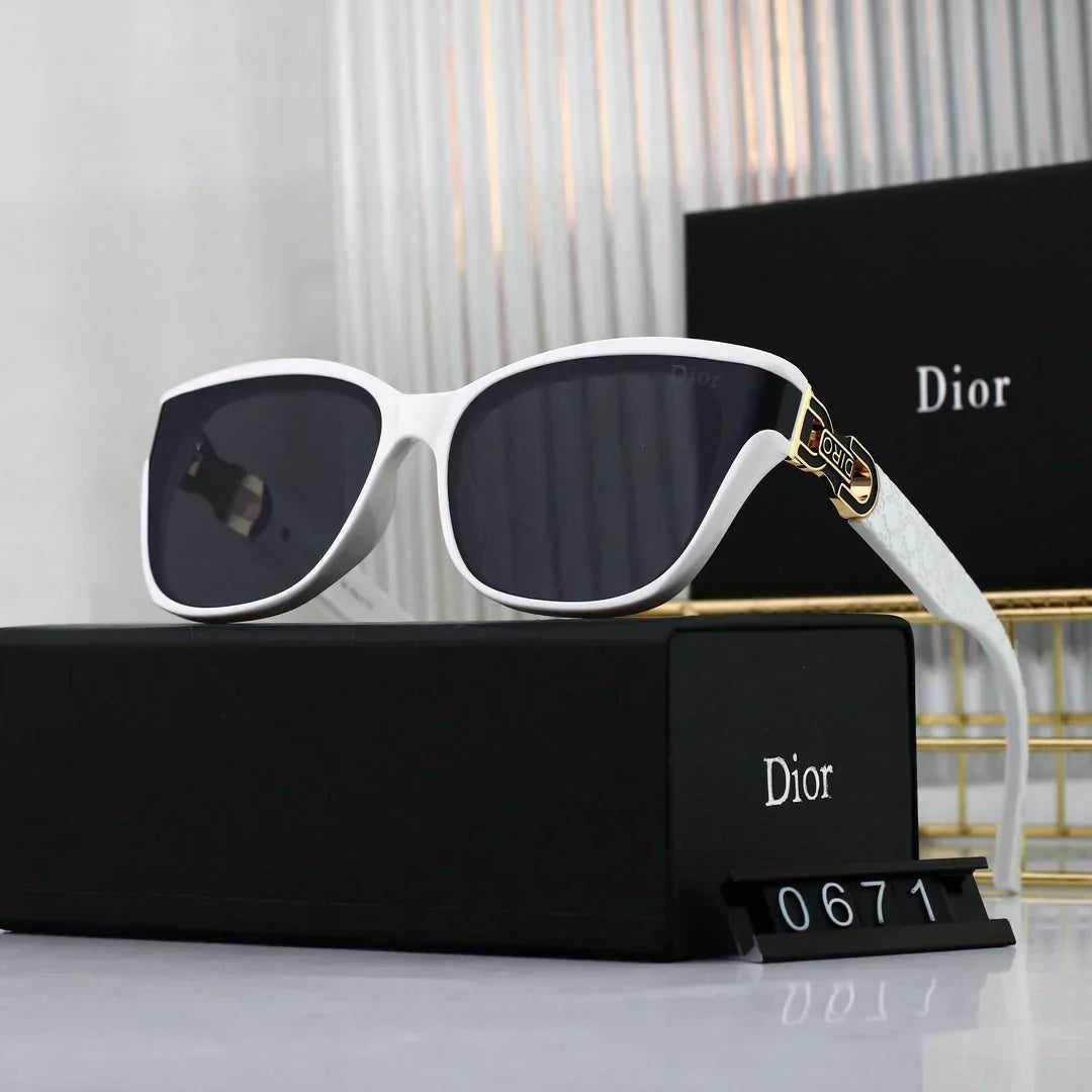 2025 Sunglasses Curved personalized square frame sunglasses