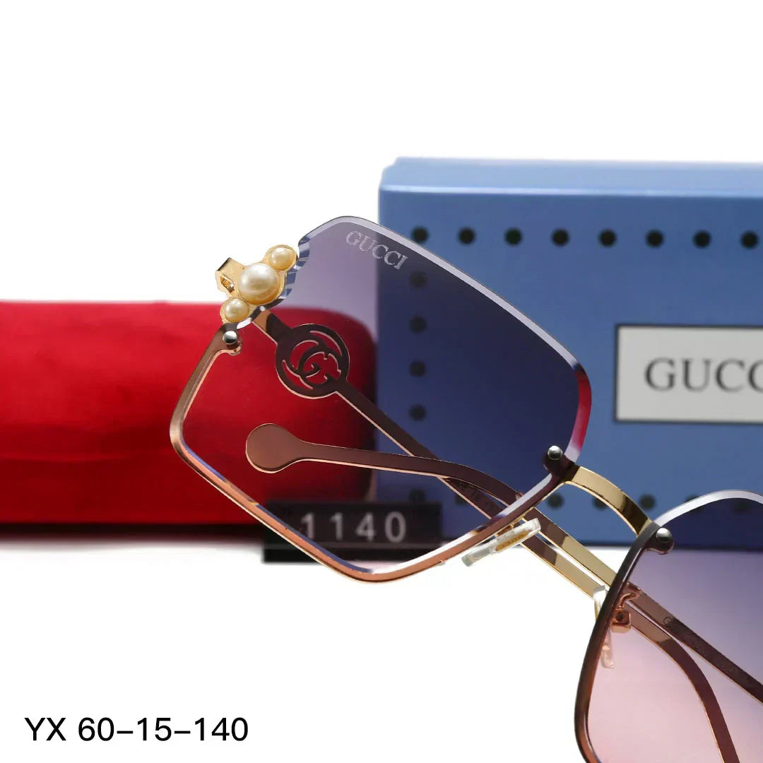 2025 Minimalist rimless sunglasses