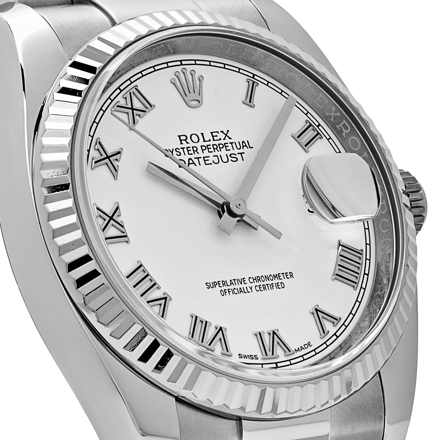 2025 Watch Datejust 116234 Stainless Steel and White Gold White Dial (2018)