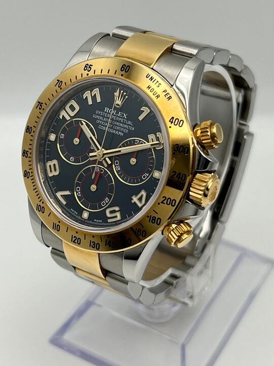 2025 Watch Daytona 116523 Stainless Steel and Yellow Gold Blue Dial
