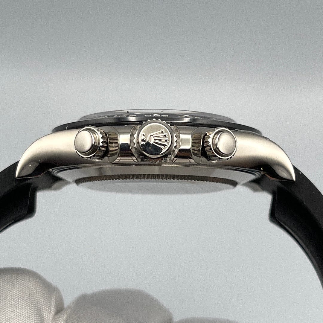 2025 Watch Daytona 116519LN White Gold Black Diamond Dial