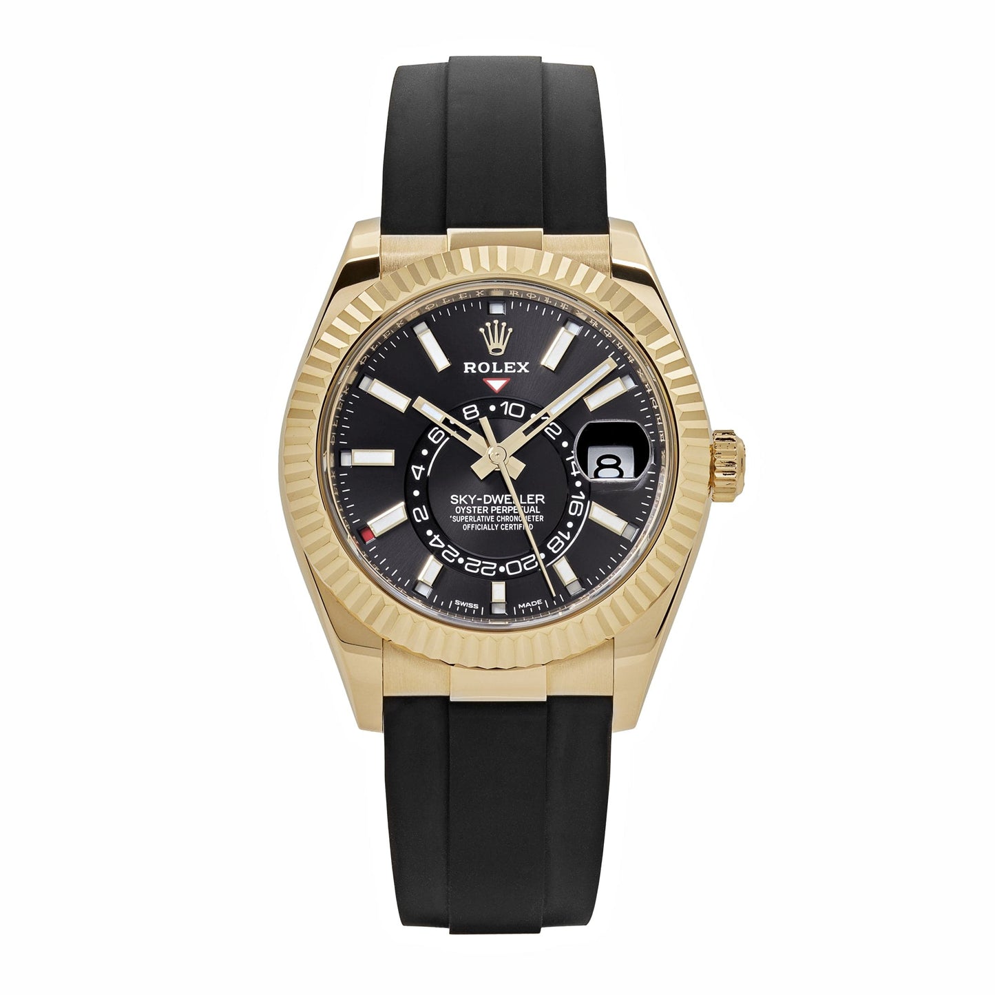 2025 Watch Sky-Dweller 336238 Yellow Gold Bright Black Dial (2024)