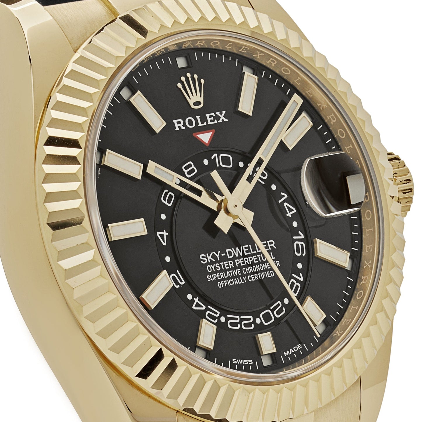 2025 Watch Sky-Dweller 336238 Yellow Gold Bright Black Dial (2024)