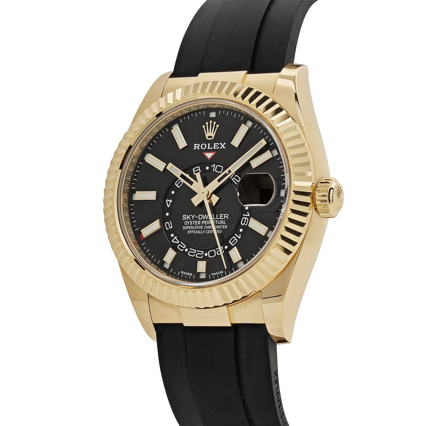 2025 Watch Sky-Dweller 336238 Yellow Gold Bright Black Dial (2024)