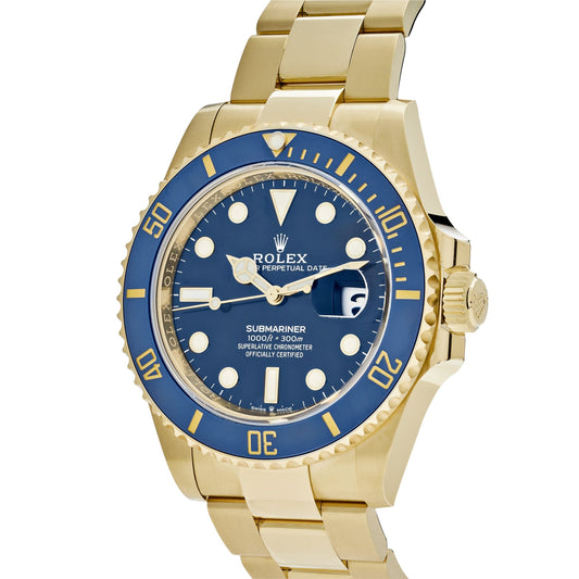 2025 Watch Submariner Date 126618LB Yellow Gold Blue Dial (2023)