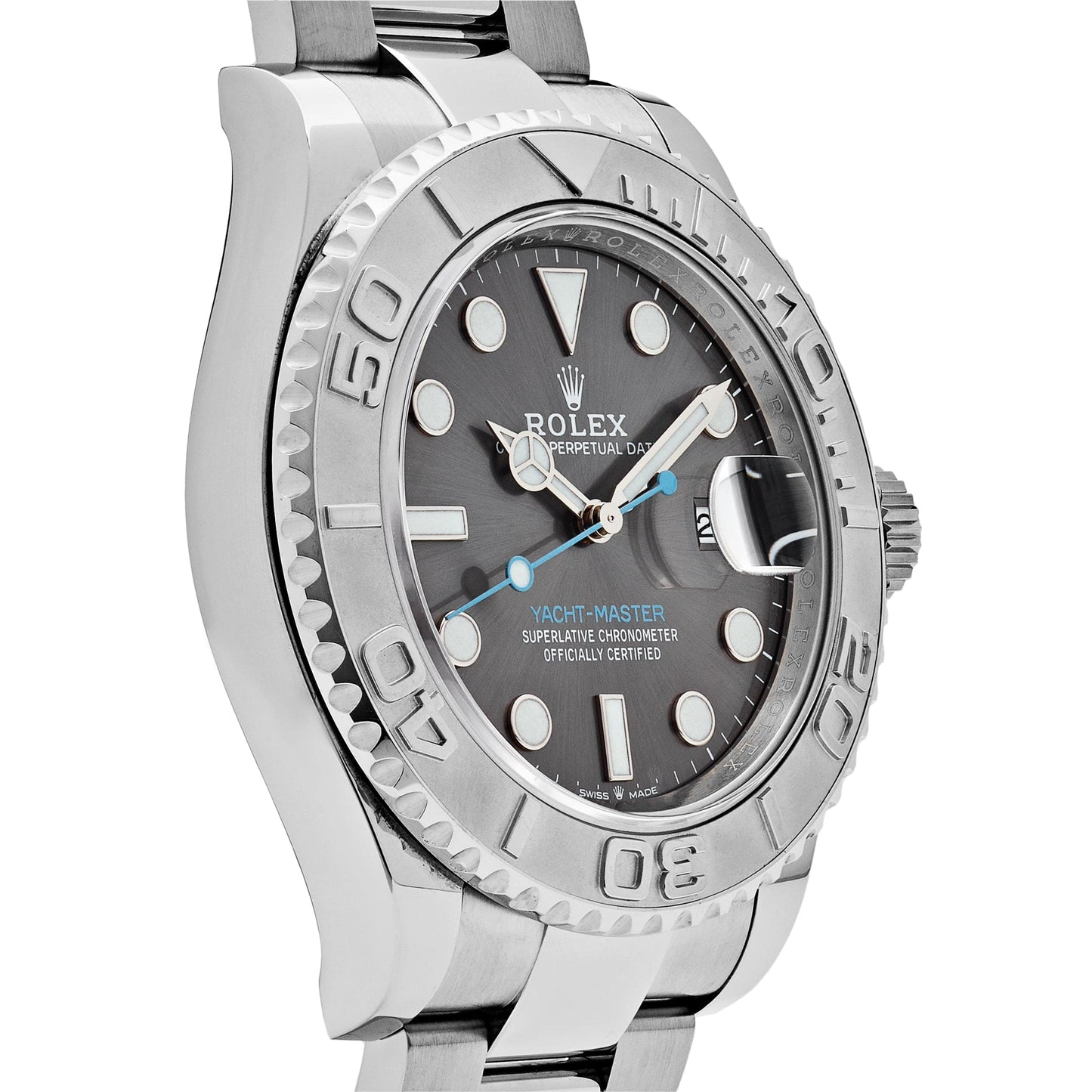 2025 Watch Yacht-Master 126622 Stainless Steel Rhodium Dial