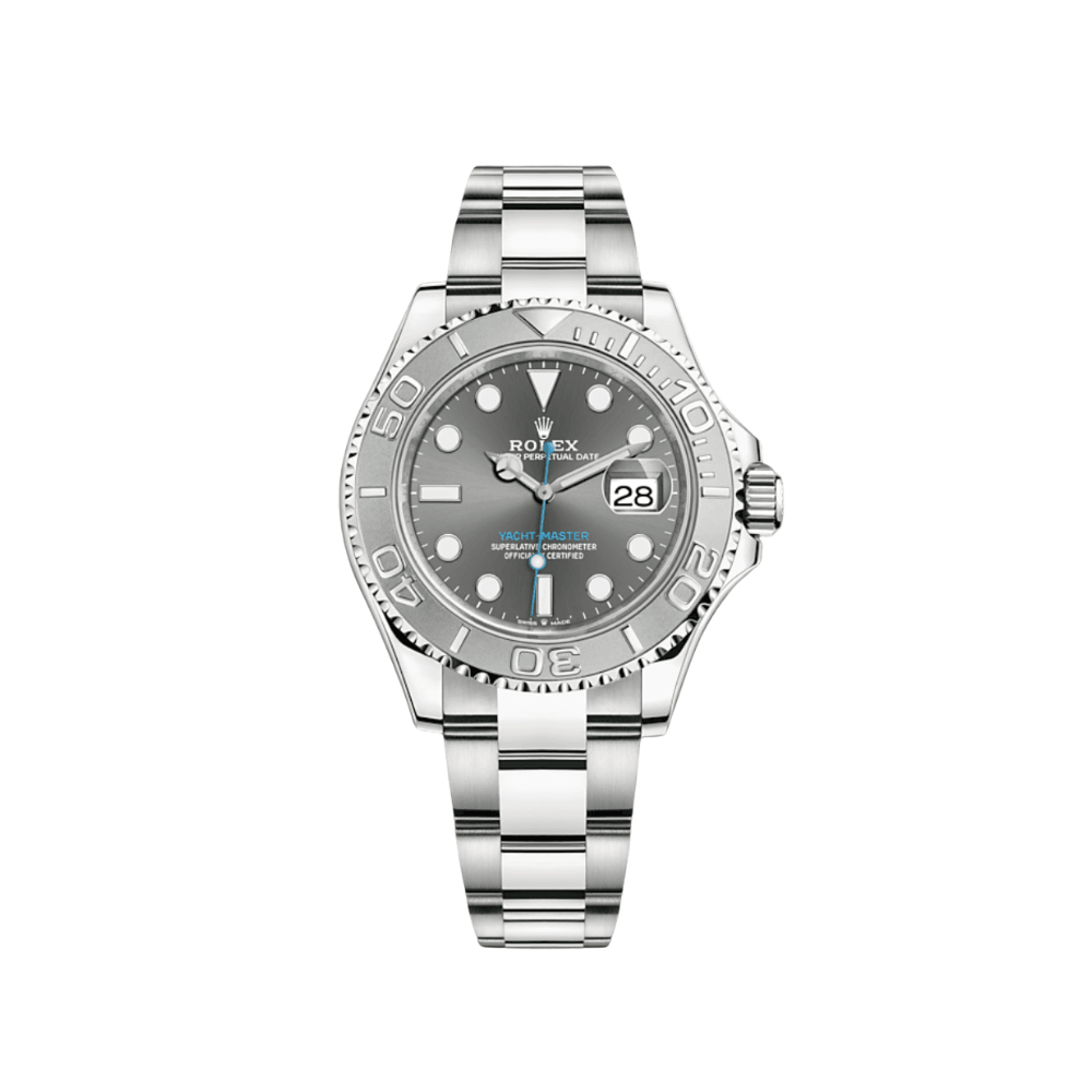 2025 Watch Yacht-Master 116622 Stainless Steel Platinum Rhodium Dial