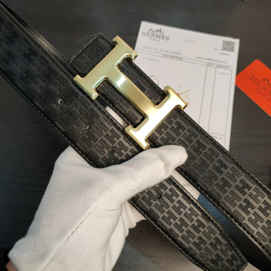 2025 2 Colors  printed leather belt