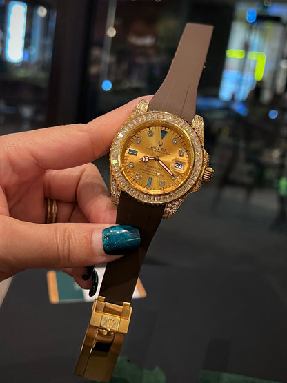 2026 New Arrival 👾 Diamond-Dial Watch 👺 A top-tier collectible, a must-have for anyone who dislikes the ubiquitous Submariner.