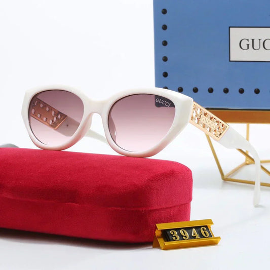 2025 Small frame triangular cat-eye sunglasses