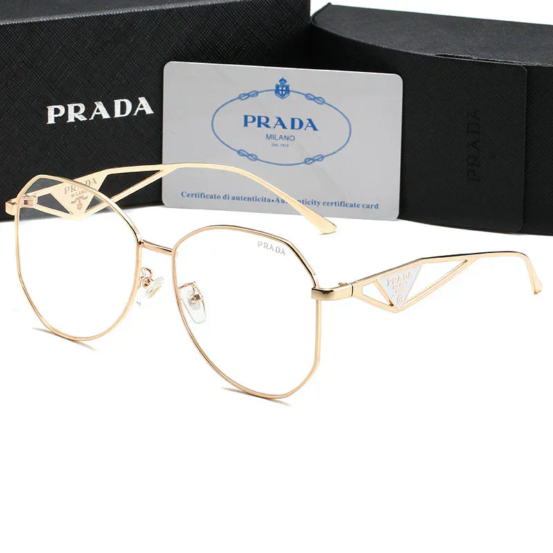 2025 Unisex Triangle Logo Metal Sunglasses