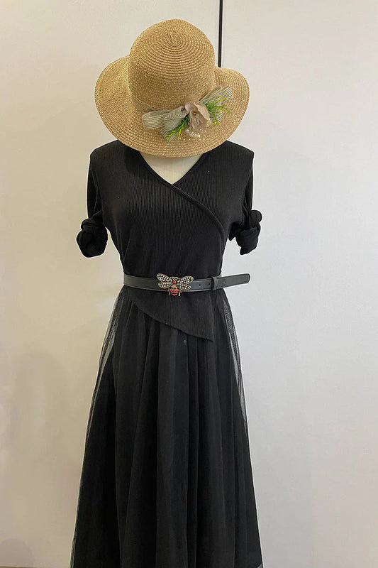 2025 belt 4 Colors  bee lychee pattern double-sided belt