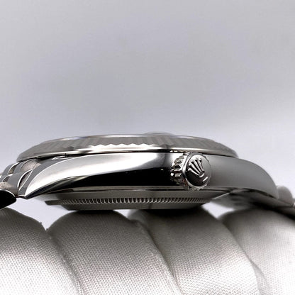2025 Watch Datejust 126334 Stainless Steel Slate Diamond Dial Jubilee
