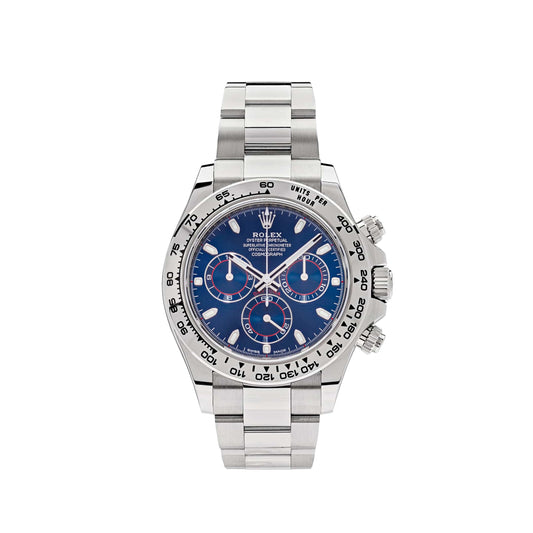 2025 Watch Daytona 116509 White Gold Blue Dial