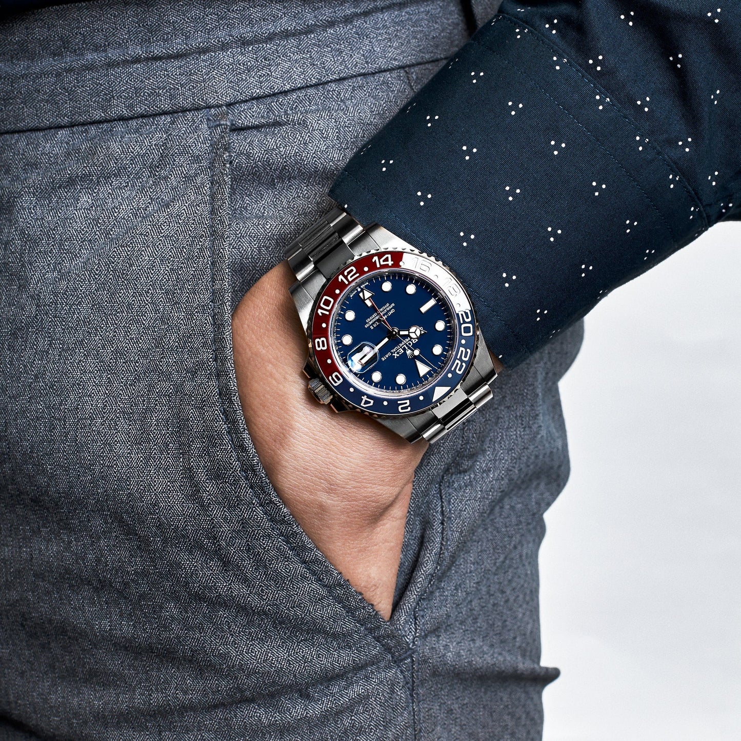 2025 Watch GMT-Master II 126719BLRO 'Pepsi' White Gold Blue Dial (2023)