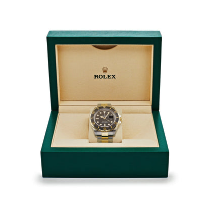 2025 Watch Sea-Dweller 126603 Stainless Steel Yellow Gold Black Dial (2019)