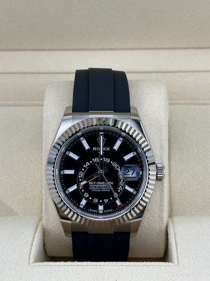2025 Watch Sky-Dweller 336239 White Gold Black Dial Oysterflex (2024)