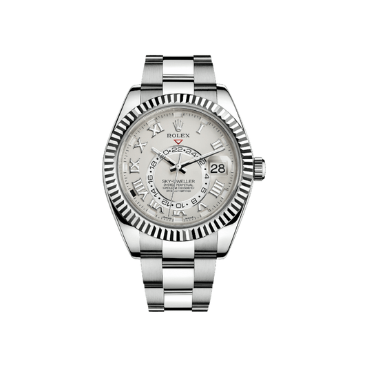 2025 Watch Sky-Dweller 326939 White Gold Ivory Roman Dial Oyster