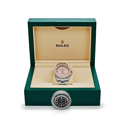 2025 Watch Submariner Date 116610LN Stainless Steel With Aftermarket Custom Made Pink Dial (2016)