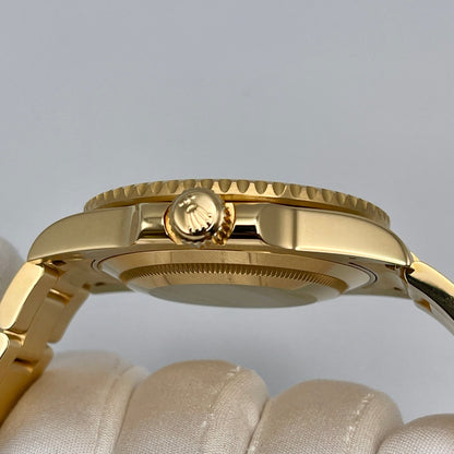 2025 Watch Submariner Date 116618LN Yellow Gold Black Dial (2020)