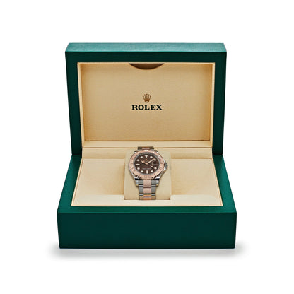 2025 Watch Yacht-Master 126621 Stainless Steel Rose Gold Brown Dial